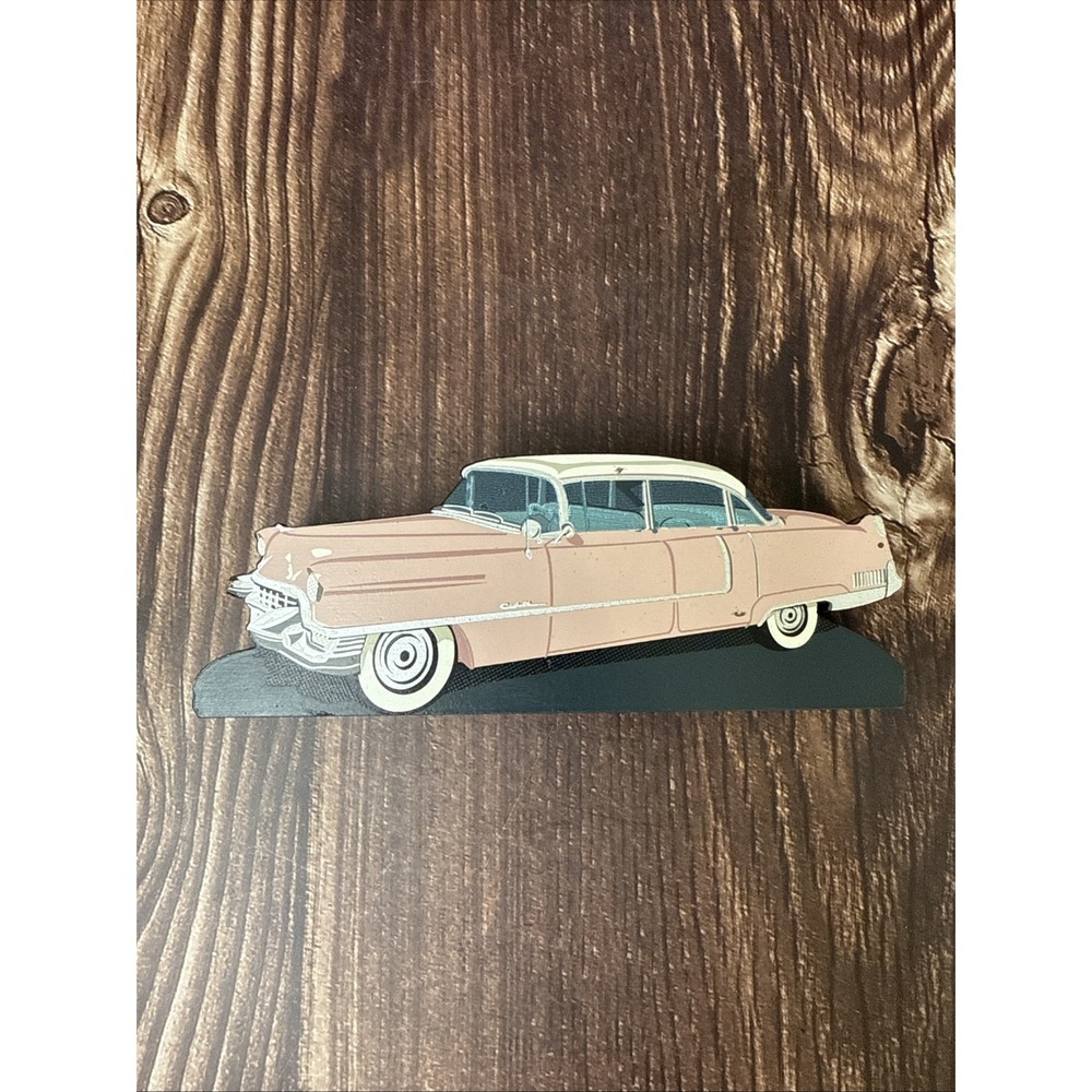 Vintage Shelia's Collectible 50'S CLASSIC CAR PINK 1999  Made In USA